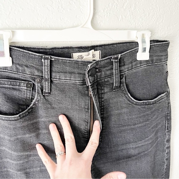 Madewell Jeans Women's 26 The Perfect Vintage Crop Black Lunar Wash AA982 - Picture 5 of 10